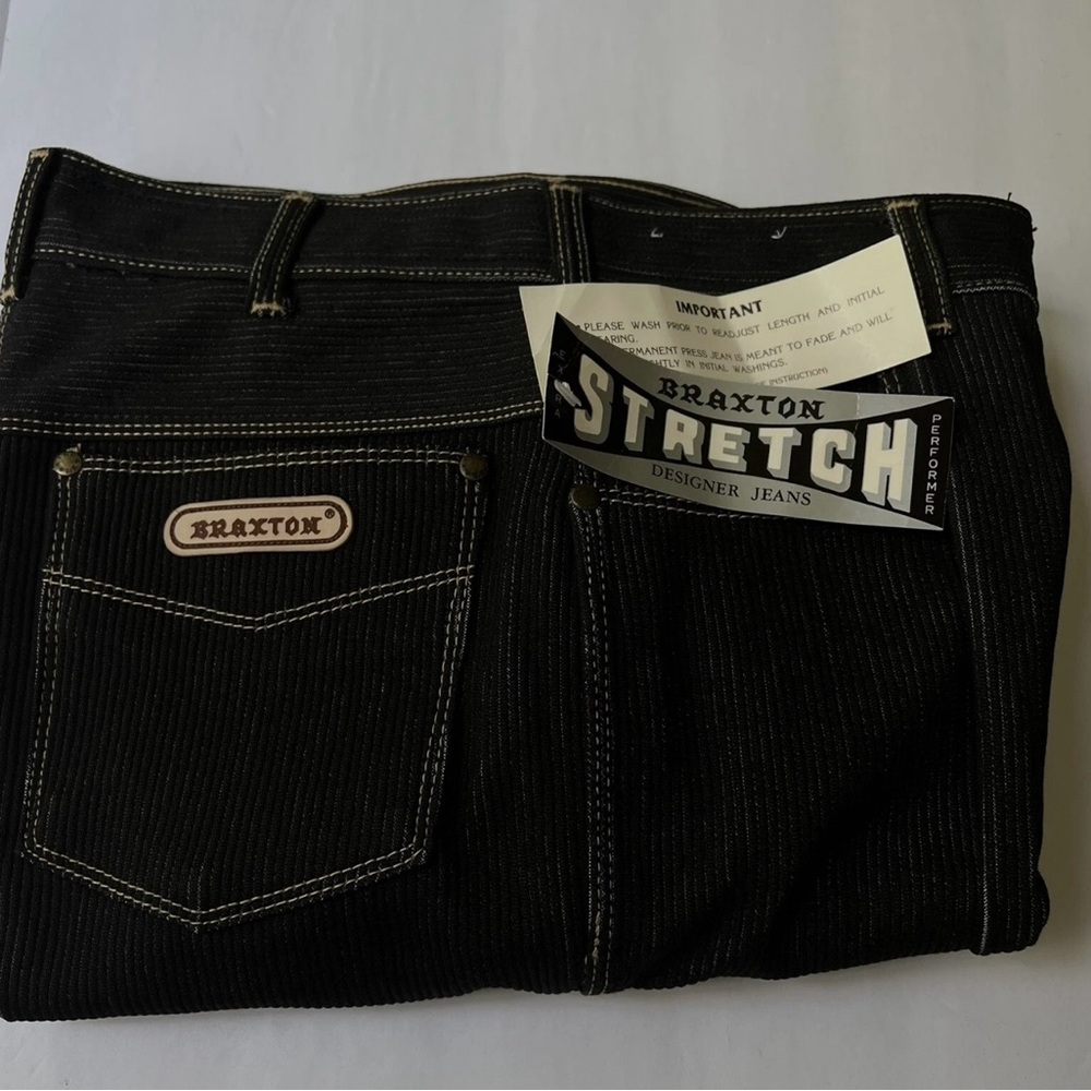 Braxton vintage women’s Black Relaxed fit black corduroy style Jeans